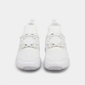 SOLD!! Roger Vivier Viv’ Run Sneakers in White Sz 37